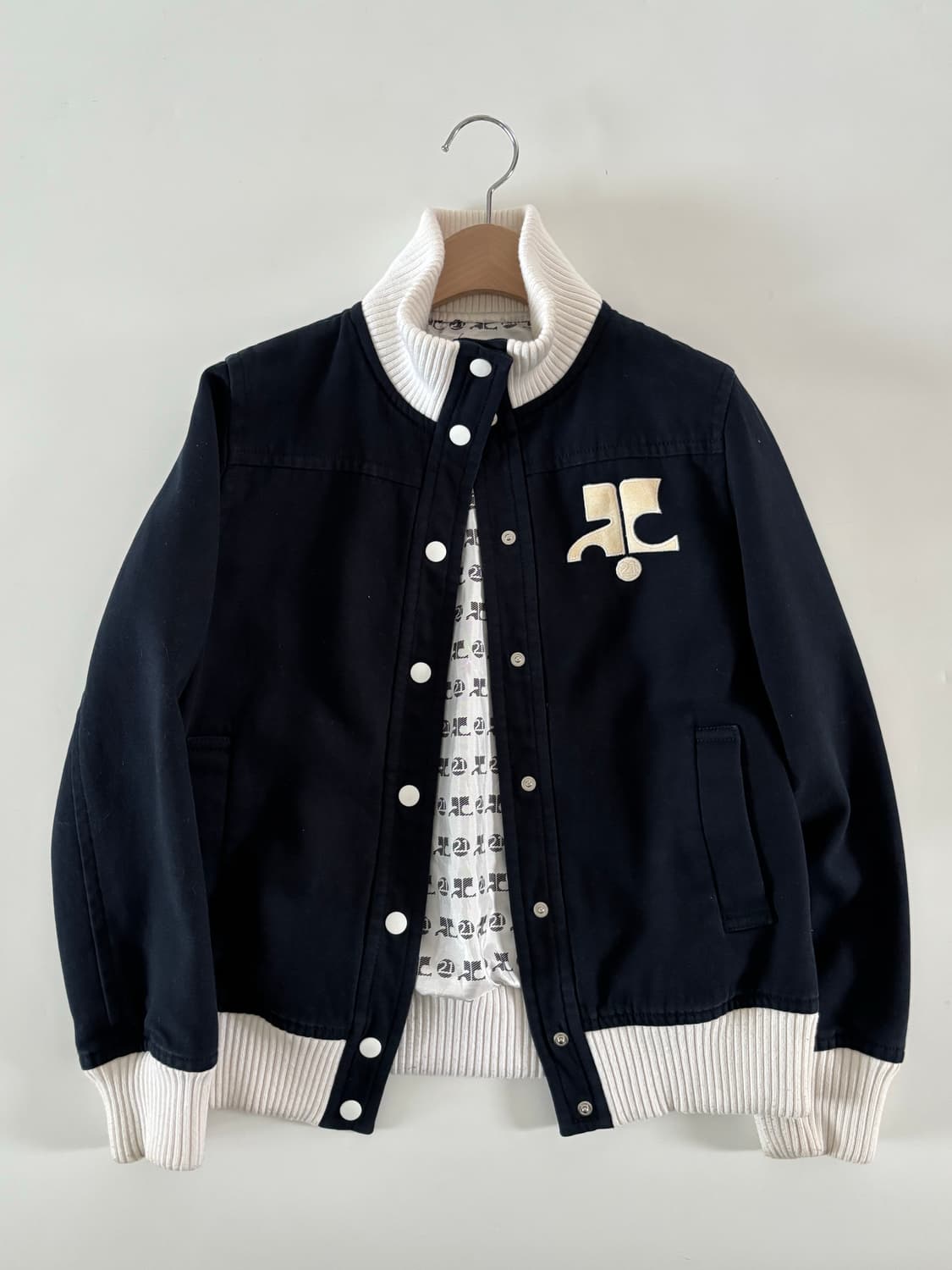 Courrèges 꾸레쥬 네이비 봄버 자켓 상품이미지5
