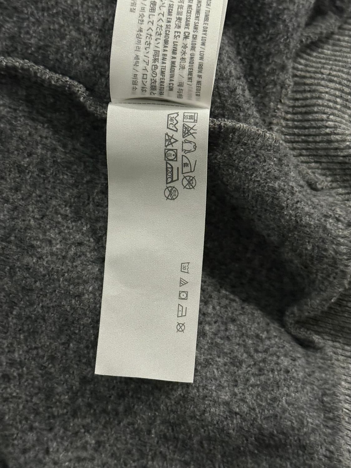 아베크롬비 2000s 그레이 풀 집업 후드 XS 상품이미지10