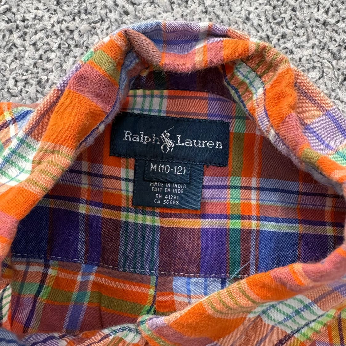 M 폴로 랄프로렌 키즈 긴팔 셔츠 0427J 상품이미지2