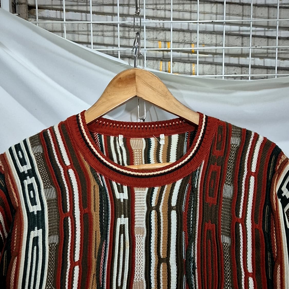 Vtg_케이블 패턴 니트 상품이미지2