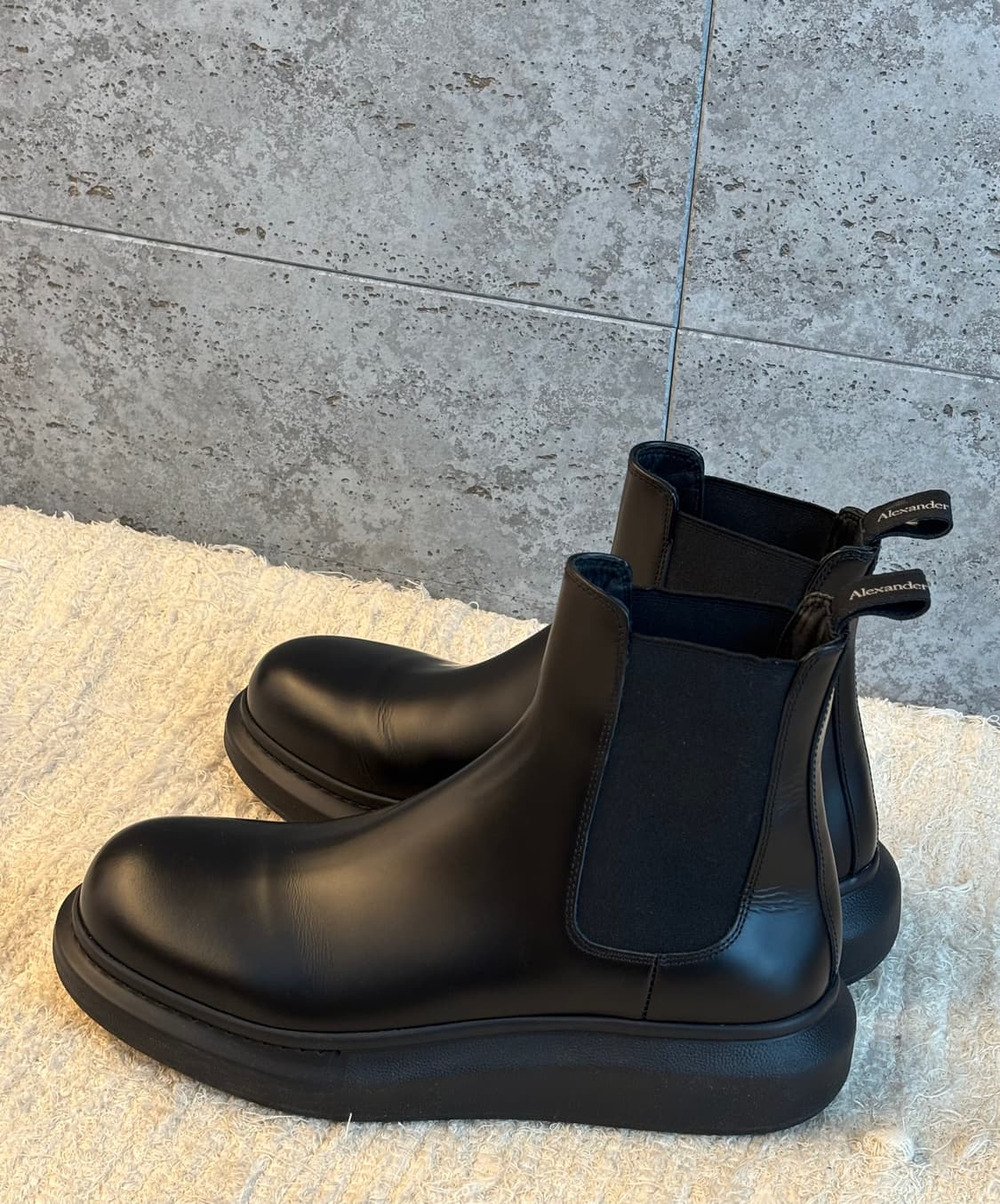 알렉산더 맥퀸 오버솔 하이브리드 첼시부츠 상품이미지3