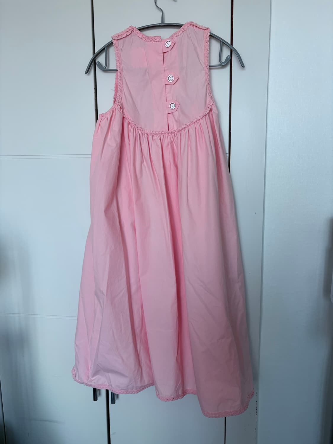 프레클 needlepoint midi dress in pink 상품이미지3