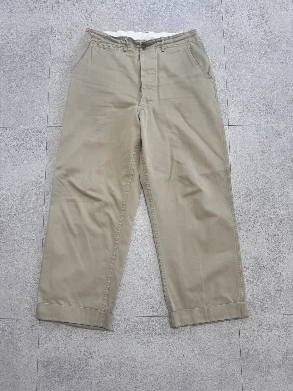 (32*31, 30~32 추천) 40s 미군 오피서 치노 팬츠 상품이미지1