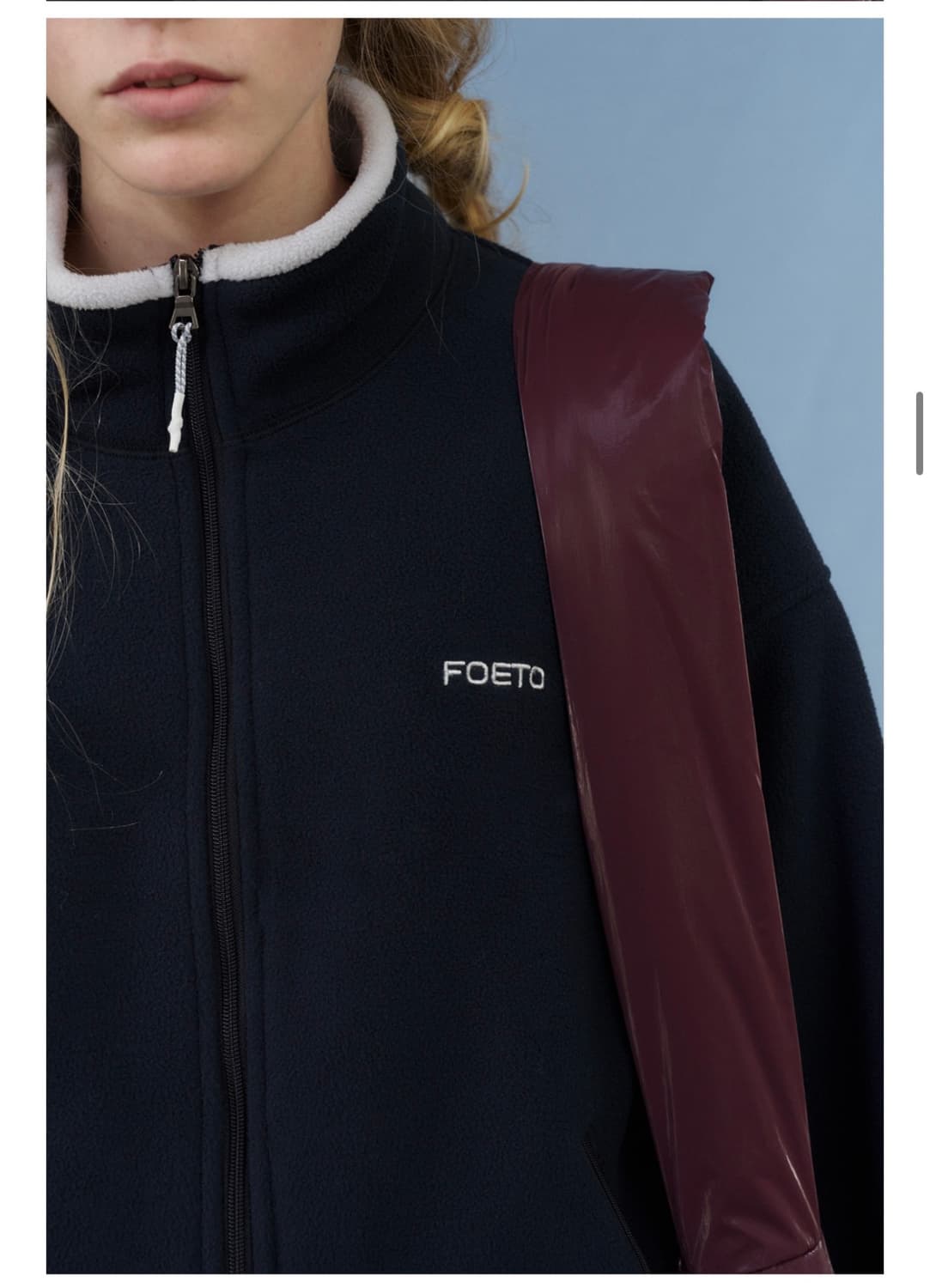 포에토 플리스 네이비 상품이미지1