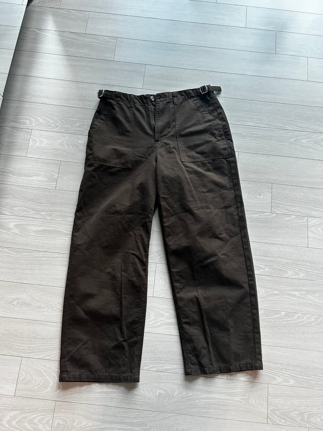 토피 퍼티그 비조 캔버스 코튼 팬츠 상품이미지2