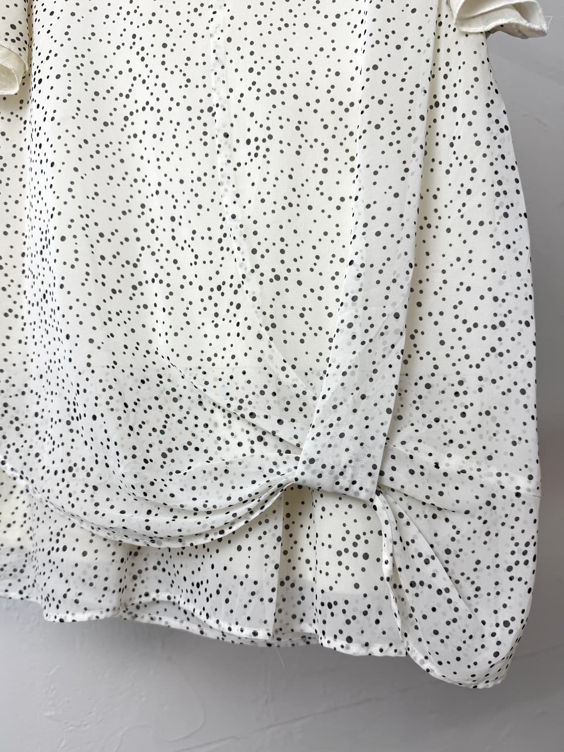 Michel Klein 드레이프 도트 블라우스 상품이미지3