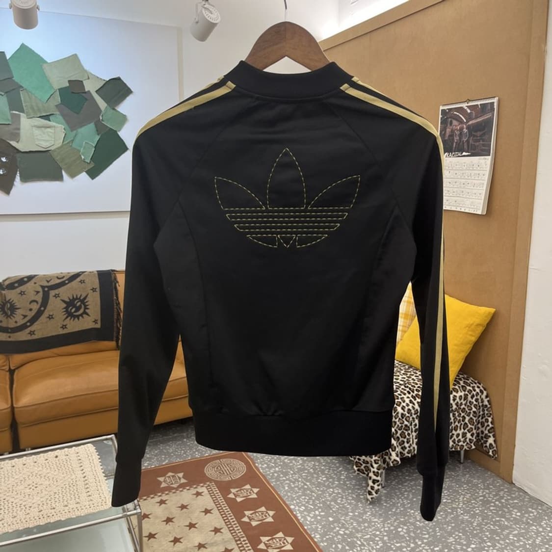 아디다스 메달리스트 스티치 트레포일 져지 집업 90 C10384 상품이미지4