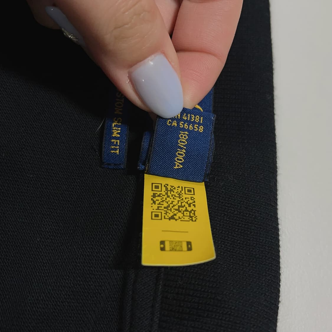 [정품] 폴로 블랙 / 레드포니 긴팔 카라티 [ L ] 상품이미지4