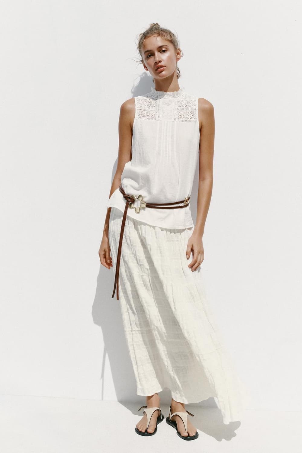 ZARA 자라 아일렛 나시, 자라 아일렛 홀터넥 탑 상품이미지3