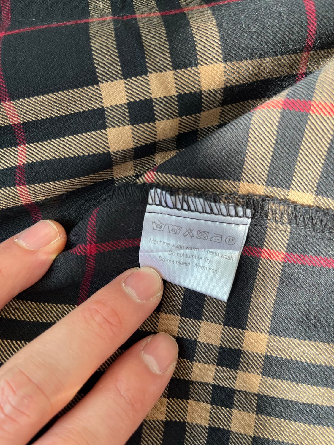 버버리 런던 체크 숏 자켓 M 상품이미지4