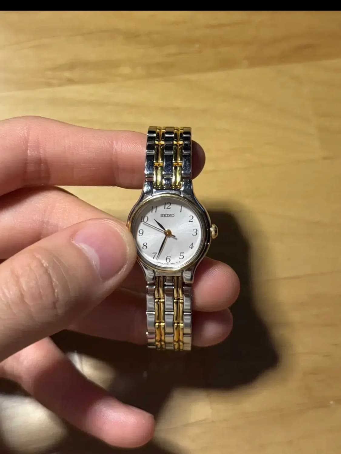 90년대 세이코 콤비 쿼츠 여성용 상품이미지2