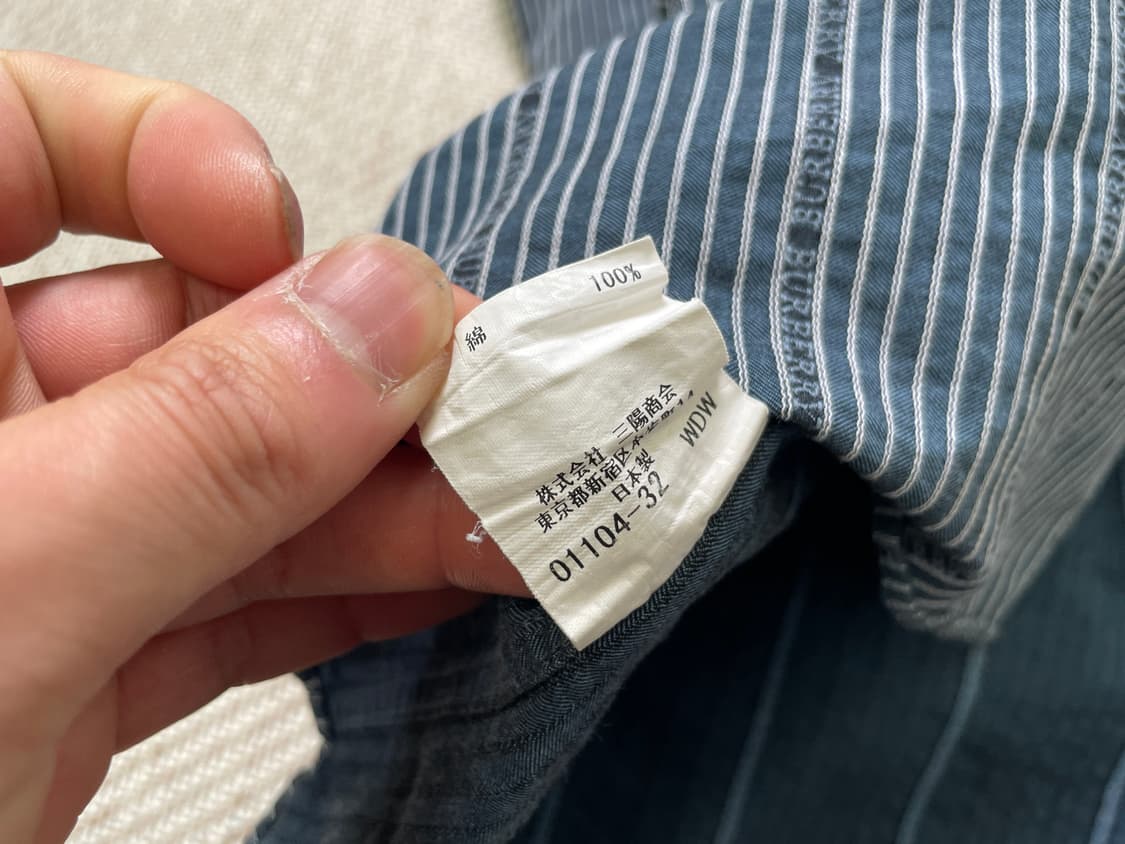 버버리 런던 스트라이프 버튼다운 셔츠 상품이미지6