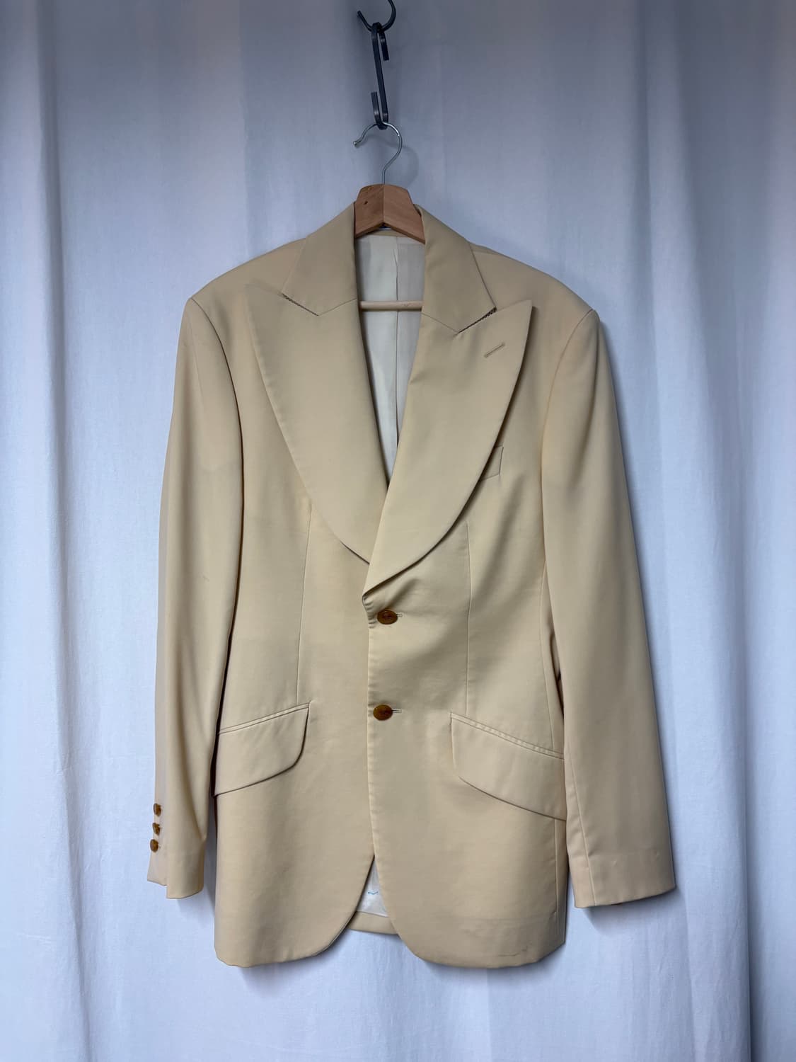 90's 비비안 웨스트우드 맨 런던 포토패치 수트/상의 상품이미지1