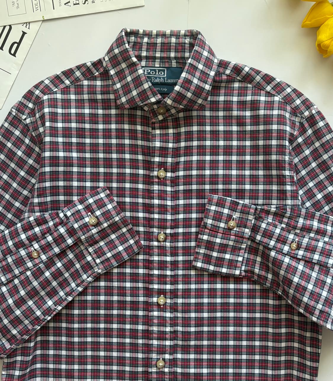 Polo 폴로랄프로렌 체크 셔츠 상품이미지3