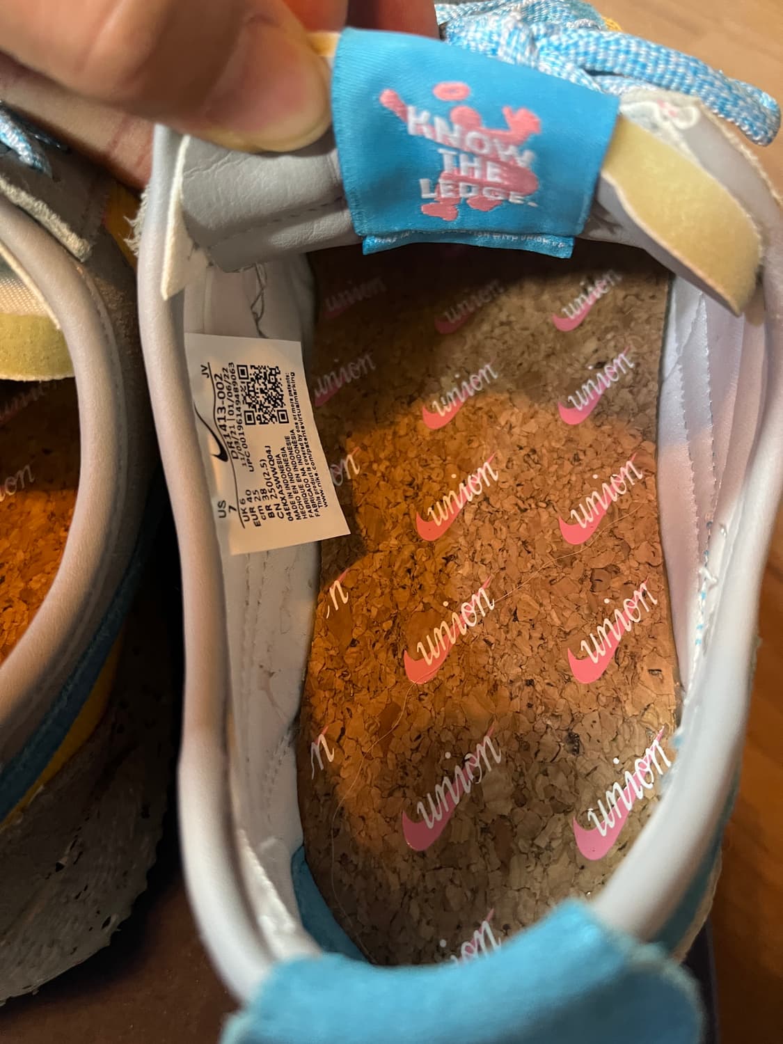 나이키 x 유니온 코르테즈 SP 라이트 스모크 250mm 상품이미지5