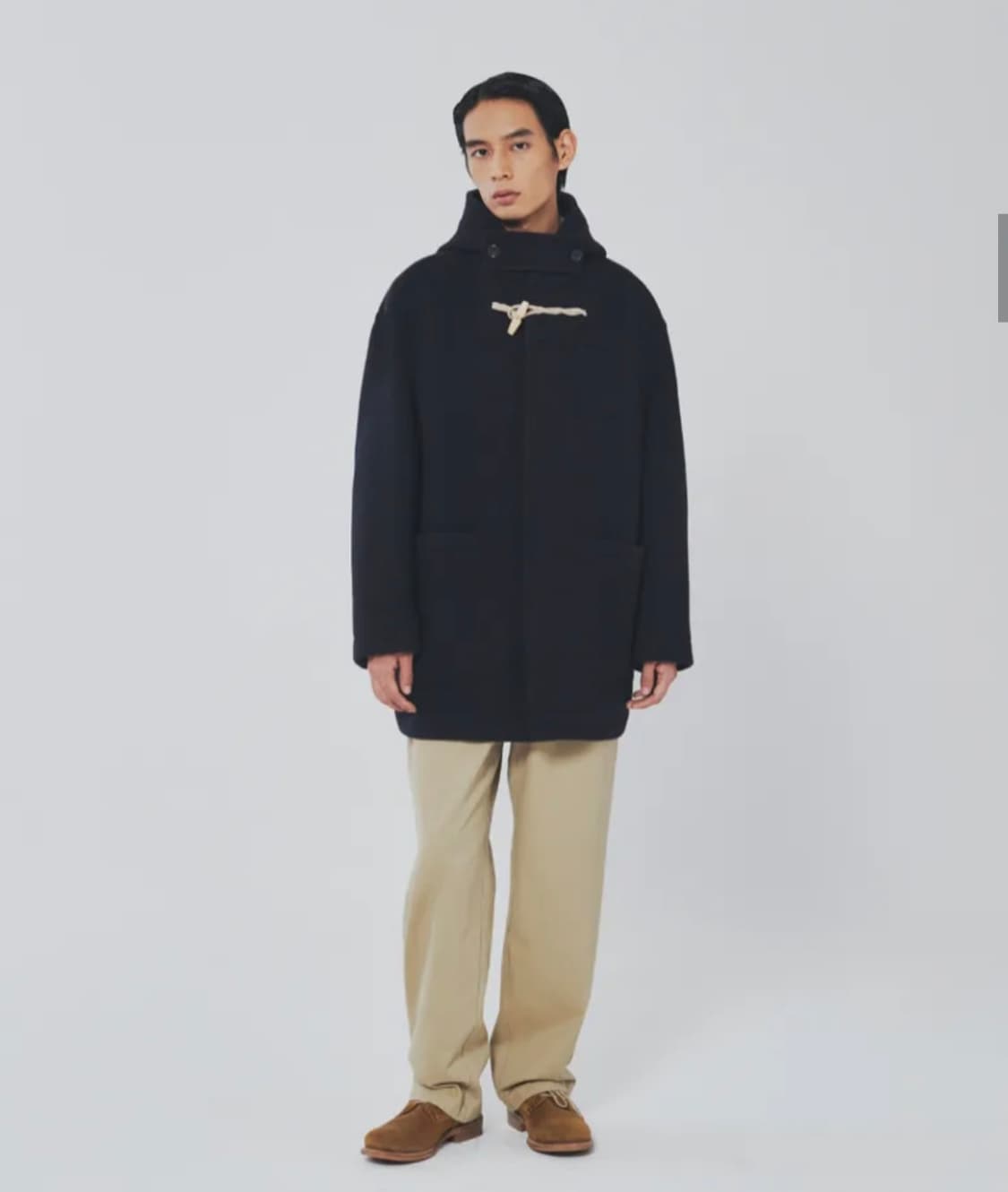 유니폼브릿지 oversized wool duffle coat 코트 상품이미지2