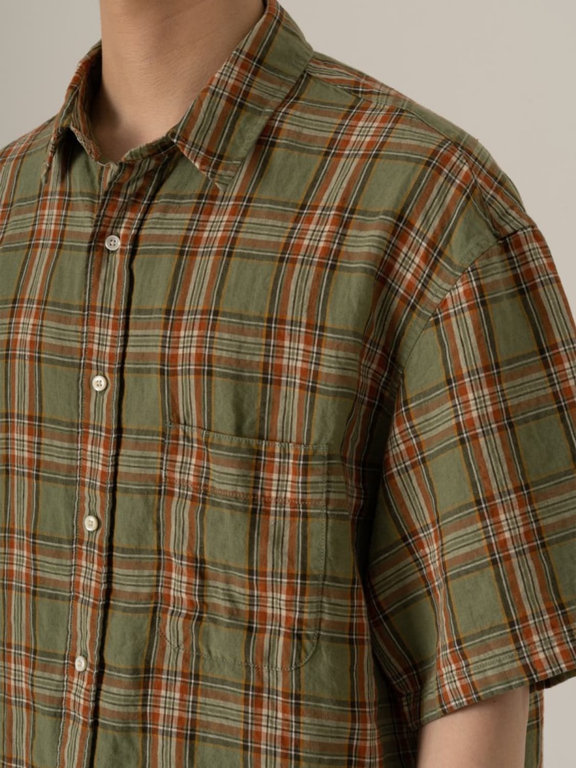 러프사이드 셔링 하프 셔츠 상품이미지2