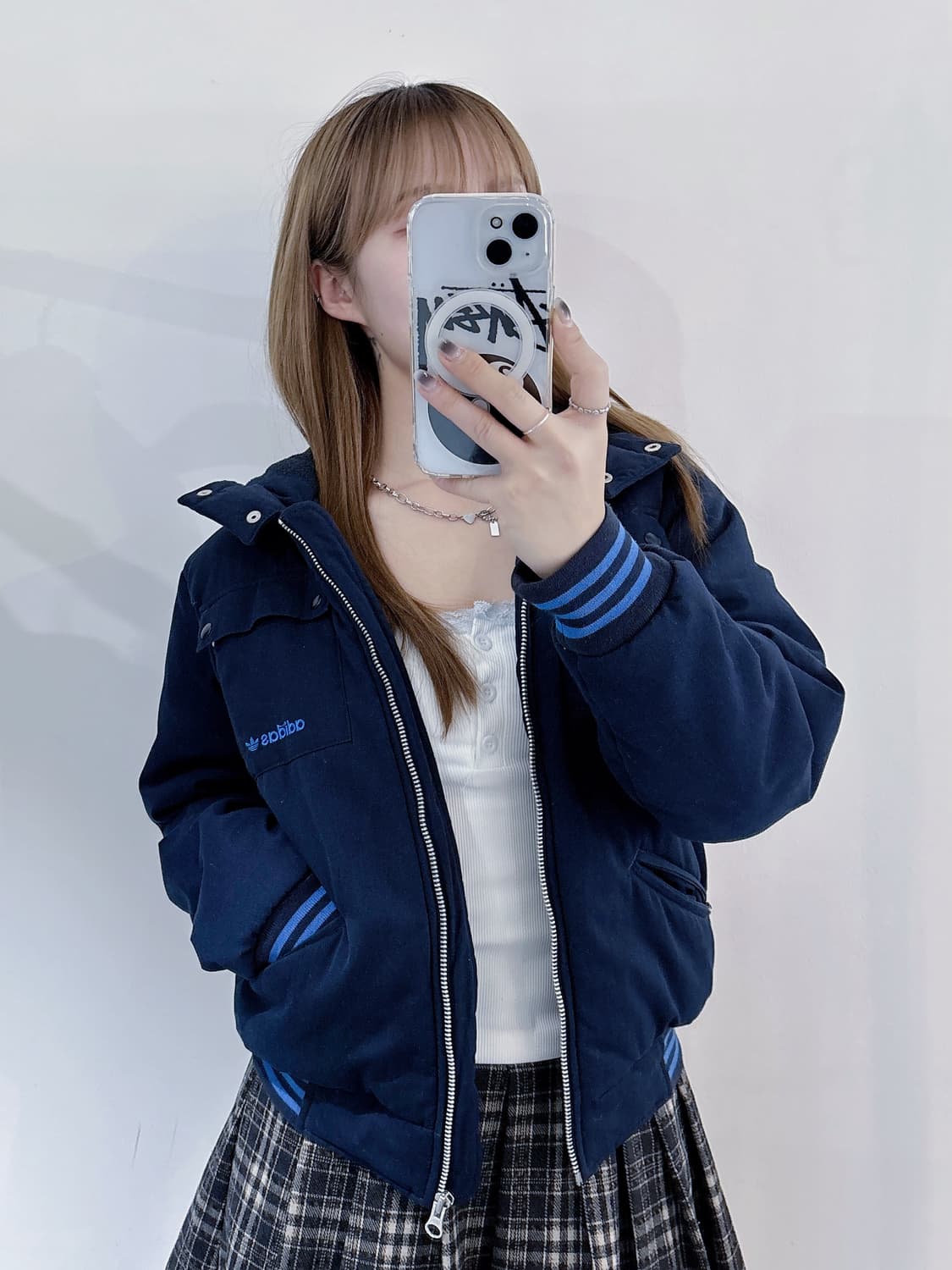 아디다스 네이비 패딩 상품이미지1