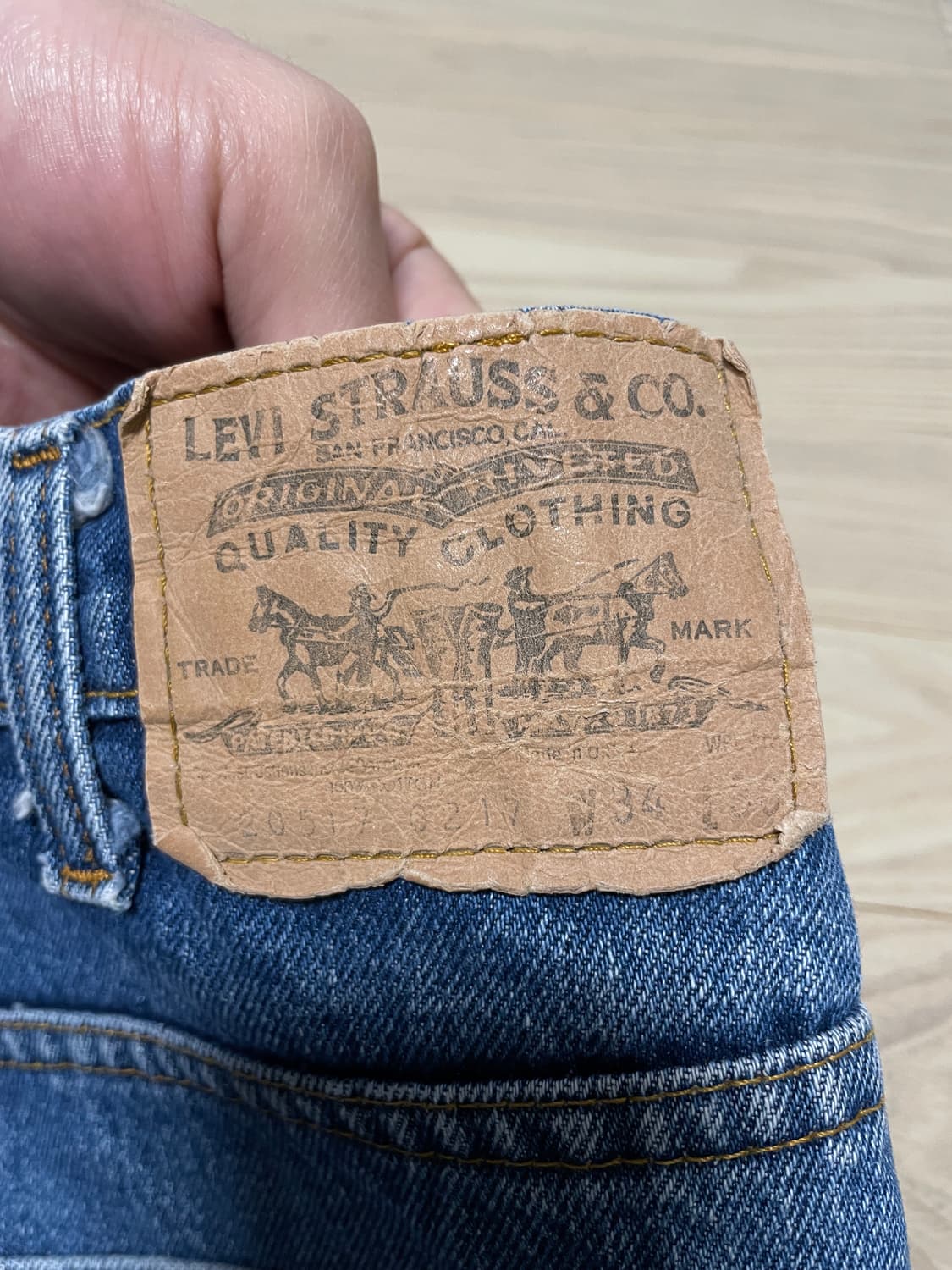 빈티지 리바이스 517 오렌지 탭 팝니다 상품이미지4