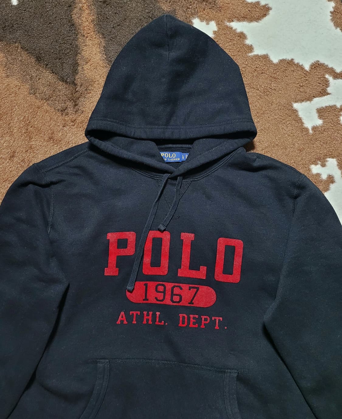 폴로 랄프로렌 남녀공용 블랙 후드티 (M~L) 상품이미지2