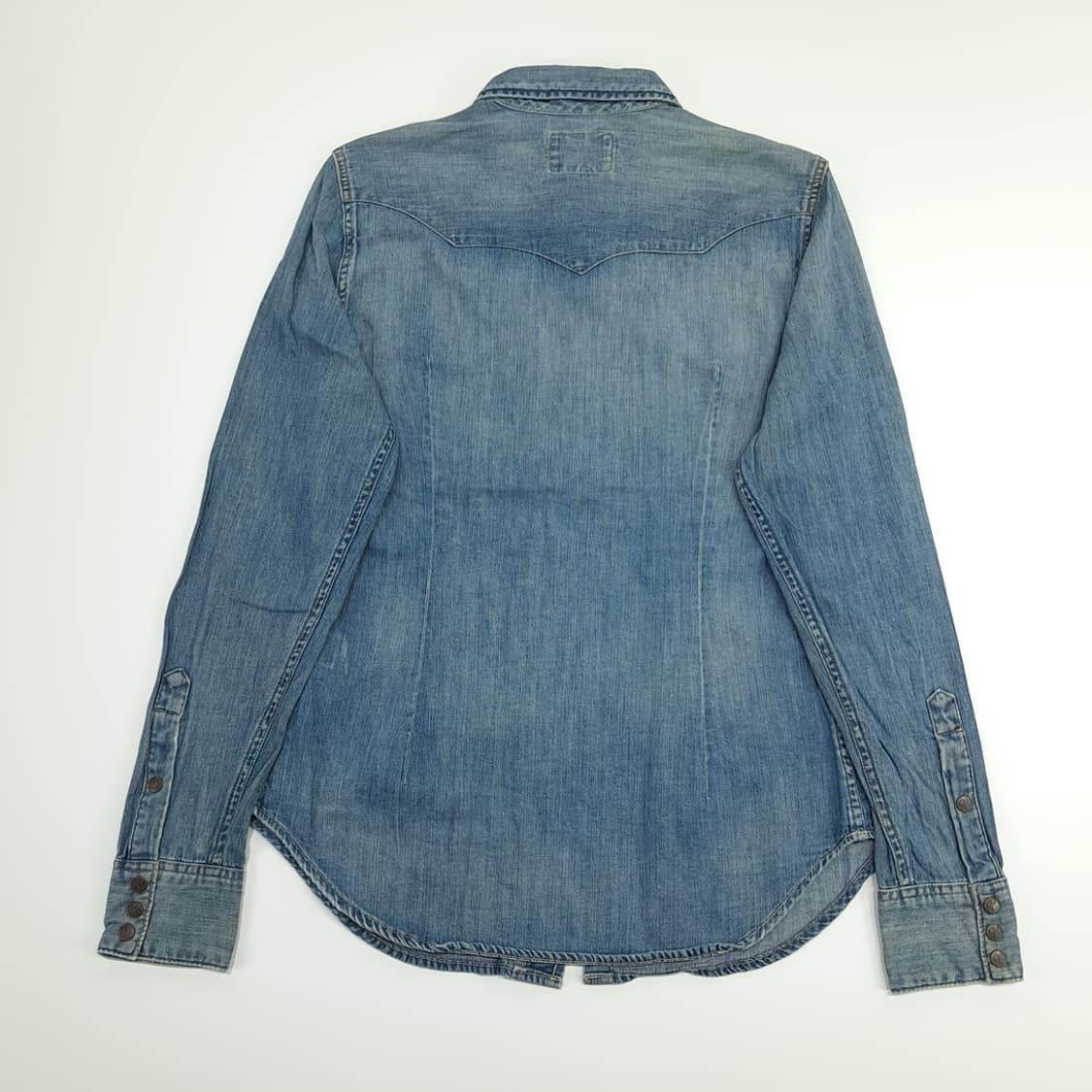 CN690 S 폴로 랄프로렌 웨스턴 데님 긴팔 셔츠 자켓 상품이미지7