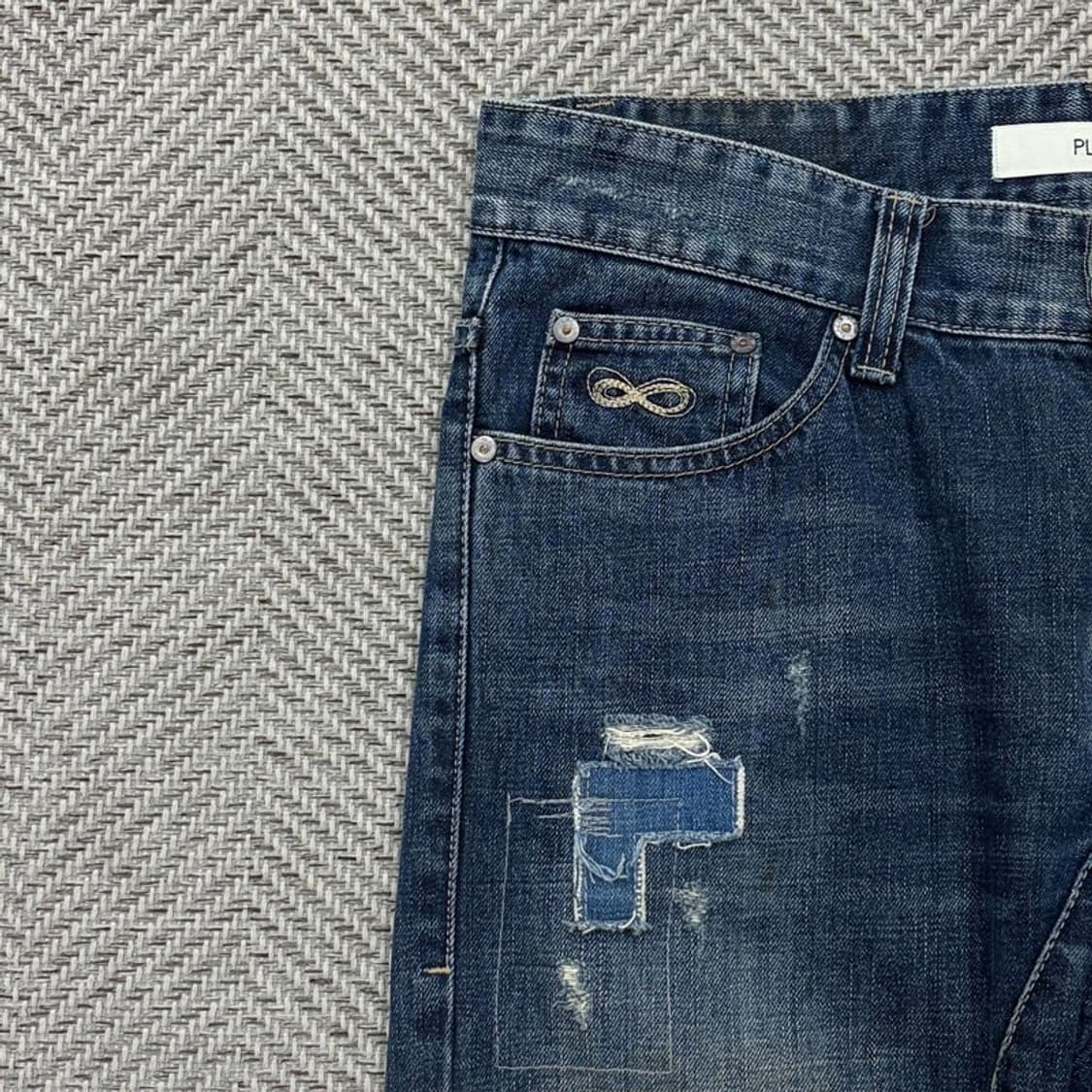 플랙 디스트로이드 데님팬츠 v2990  상품이미지5