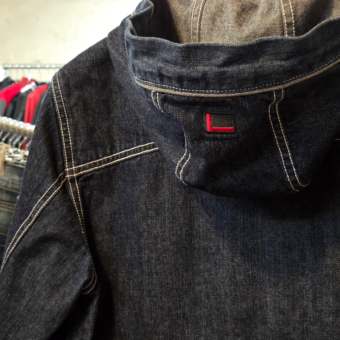 FUBU 걸즈 핑크 포인트 데님 후드집업 상품이미지6