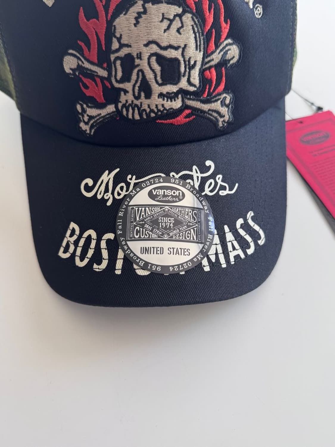 FIRECROSS BONE CAP 파이어 크로스 본 캡 NVCP-2511 상품이미지3