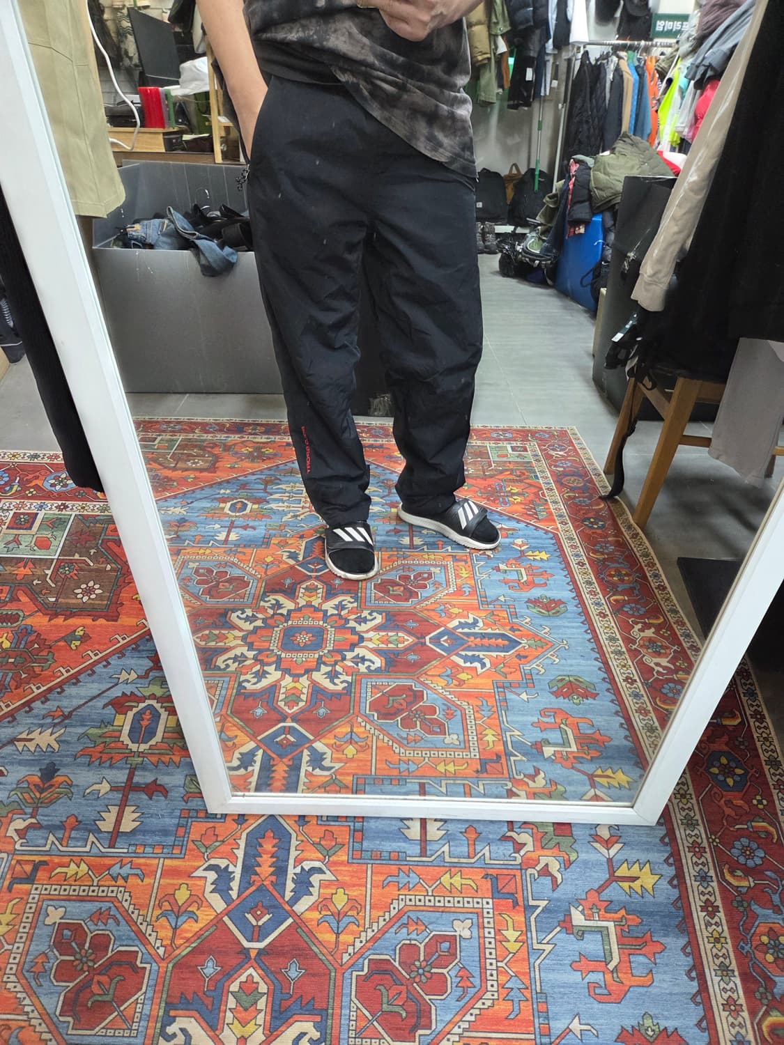 폴로스포츠 안감플리스 방풍 레인 팬츠 대략 34~36 상품이미지9