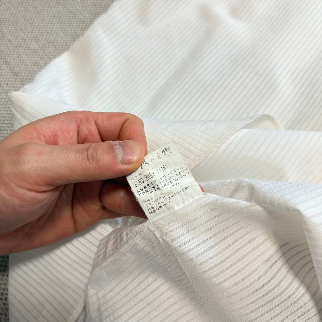 90s 발렌시아가 스트라이프 반팔 셔츠 상품이미지7