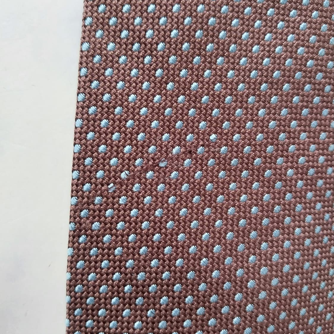 브룩스브라더스 브라운 도트 패턴 넥타이 10.1cm A등급 K2447 상품이미지8