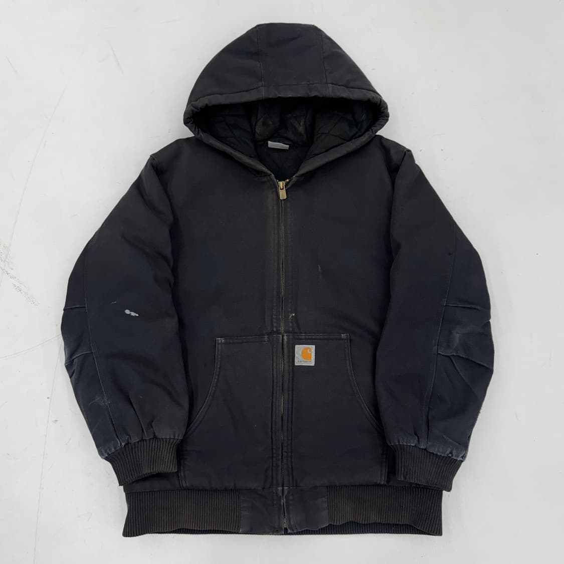 칼하트 J130 덕액티브 후드 워크자켓 블랙 상품이미지2