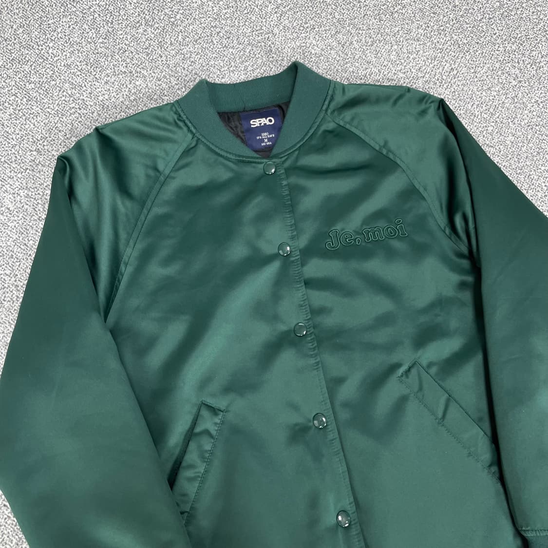 <스파오 워싱 바시티 자켓> No.1383 상품이미지4