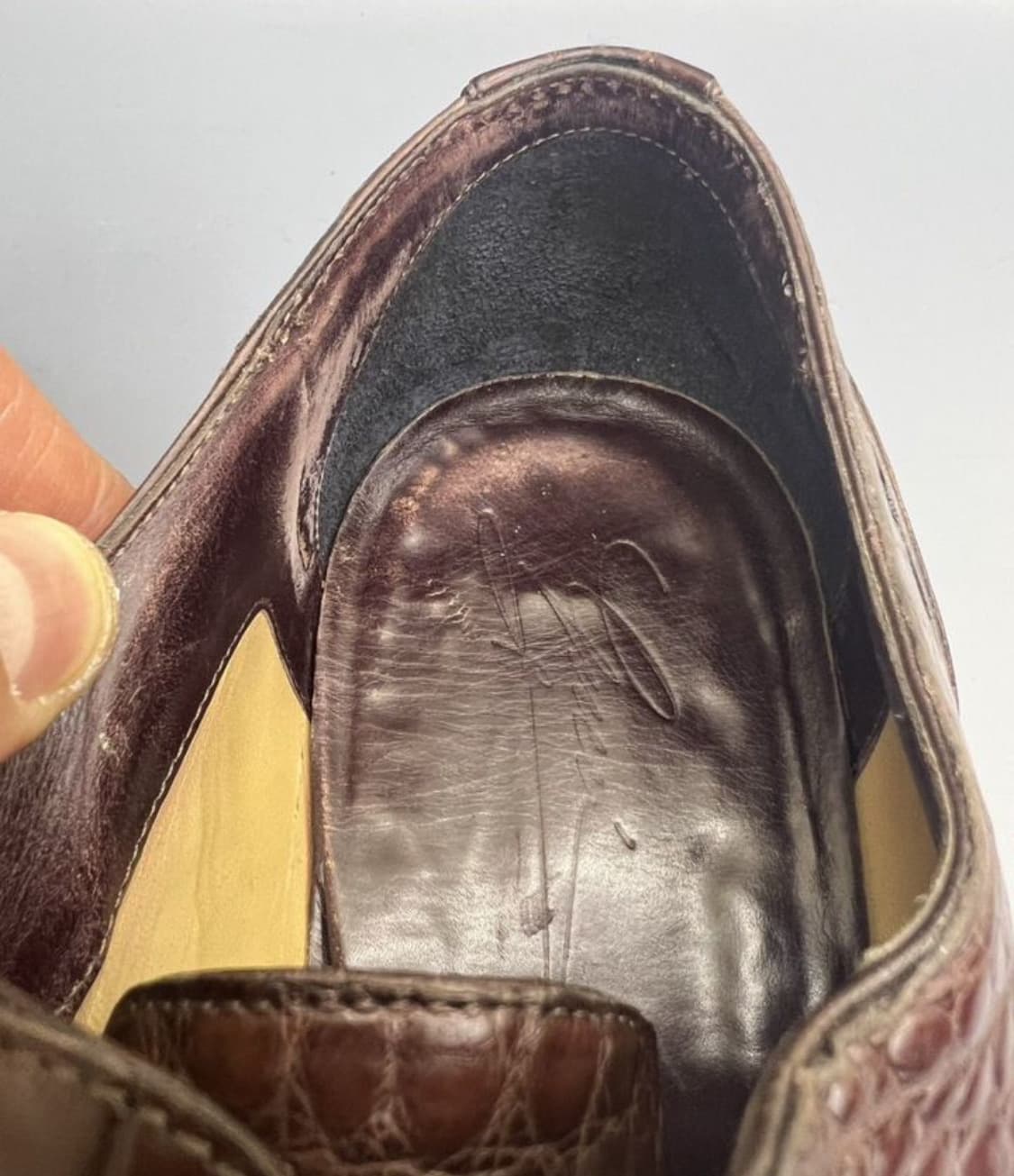 GUCCI 구찌 윙팁 슈즈(크로커다일 스킨-악어가죽)해외발송 상품이미지9