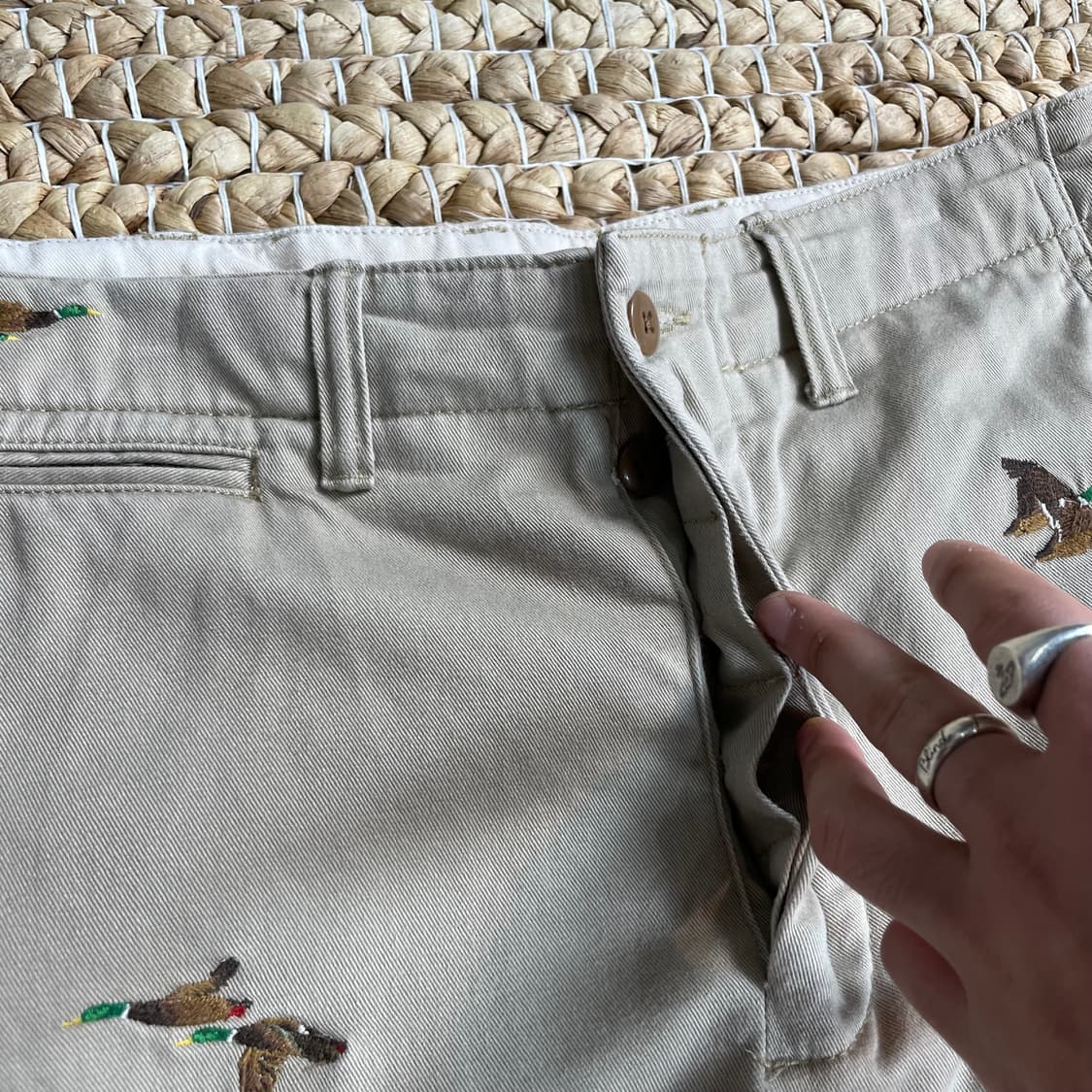 폴로 랄프로렌 청둥오리 엠브로이드 치노 팬츠 상품이미지5