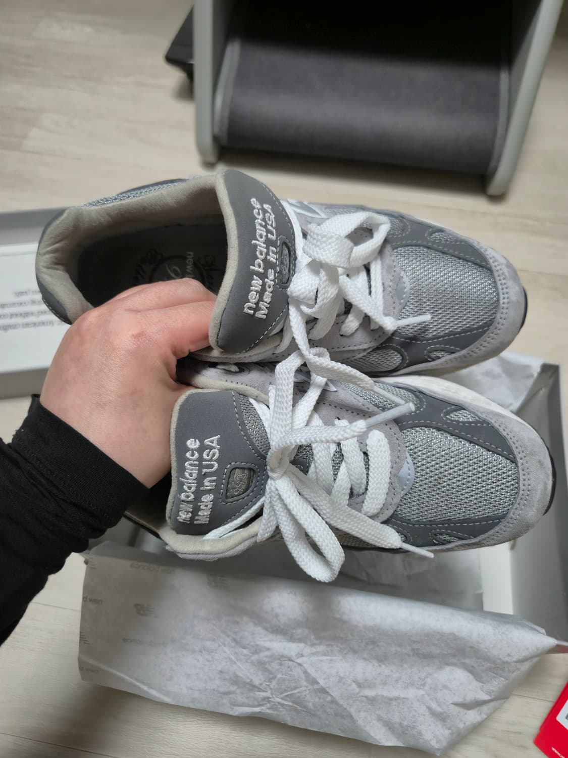 뉴발란스 993 우먼스 그레이 245mm 상품이미지5