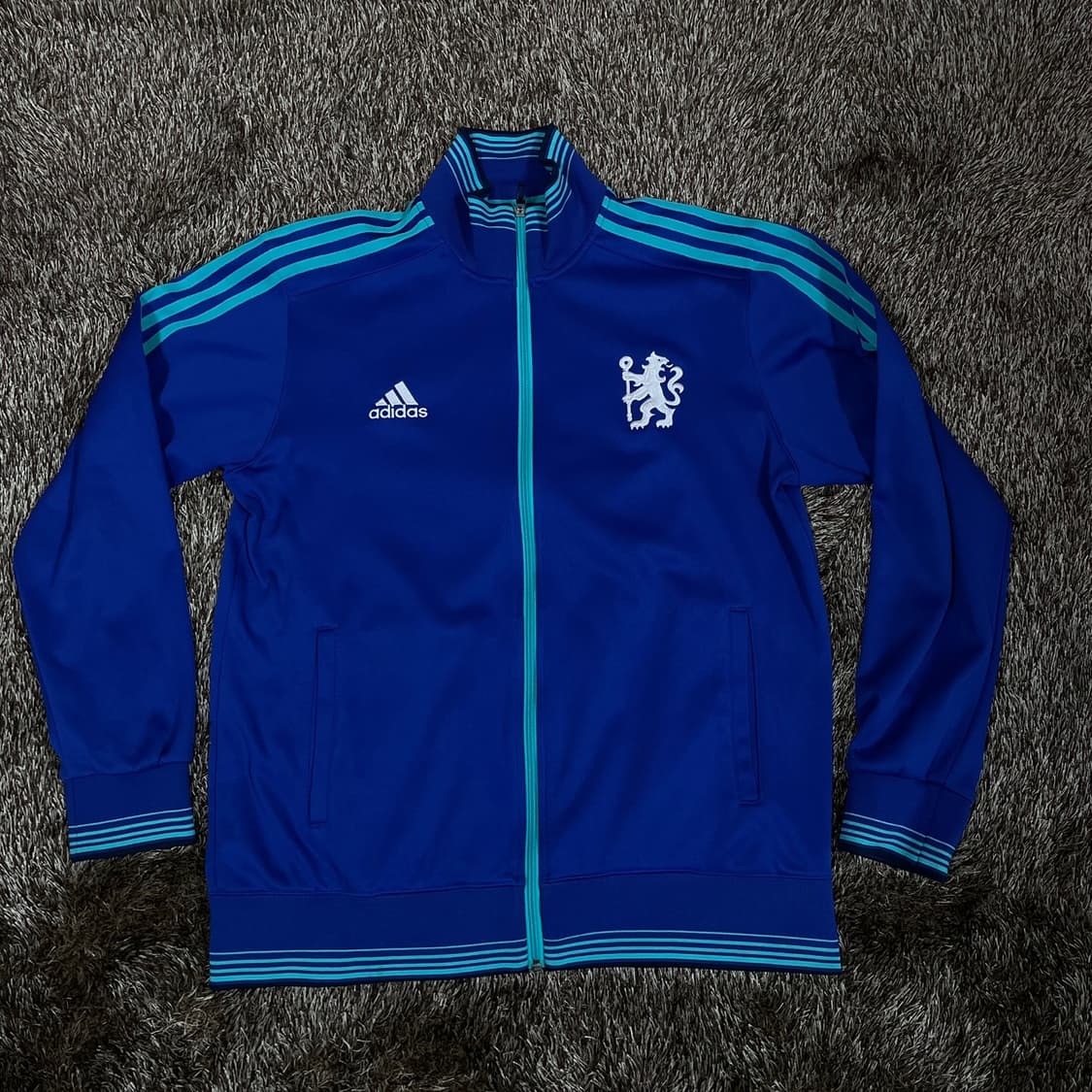 아디다스 adidas 블루 첼시 빅로고 트랙탑 져지 110 상품이미지1
