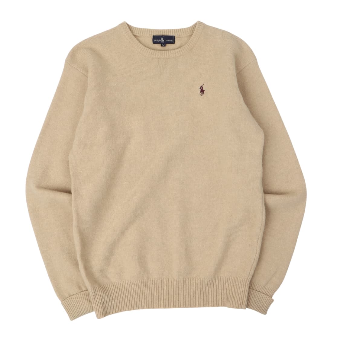 80s 폴로 랄프로렌 베이지 울 니트 상품이미지1