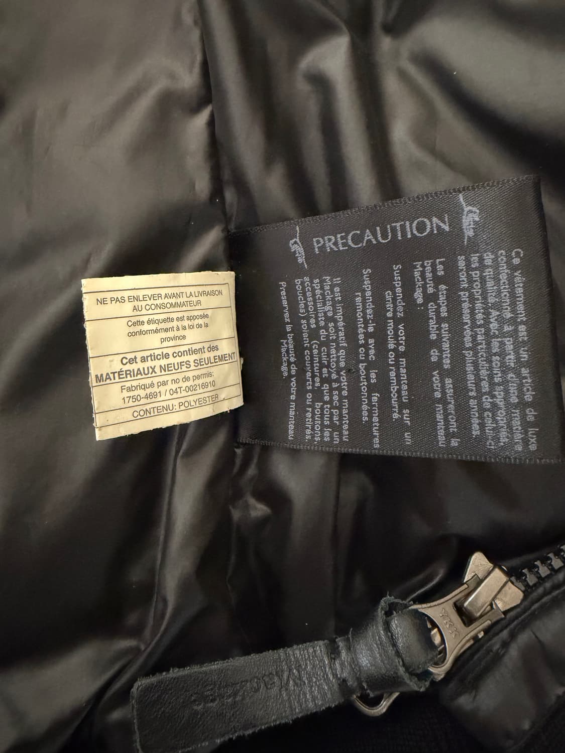 Mackage 맥케이지 아달리 패딩 점퍼 블랙 S/P 상품이미지8