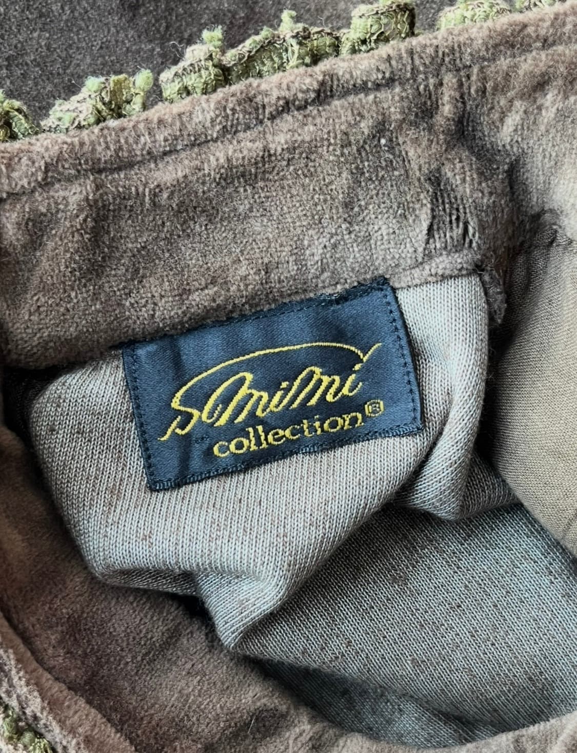 Smimi collection 브라운 레이스 벨벳 블라우스 상품이미지6