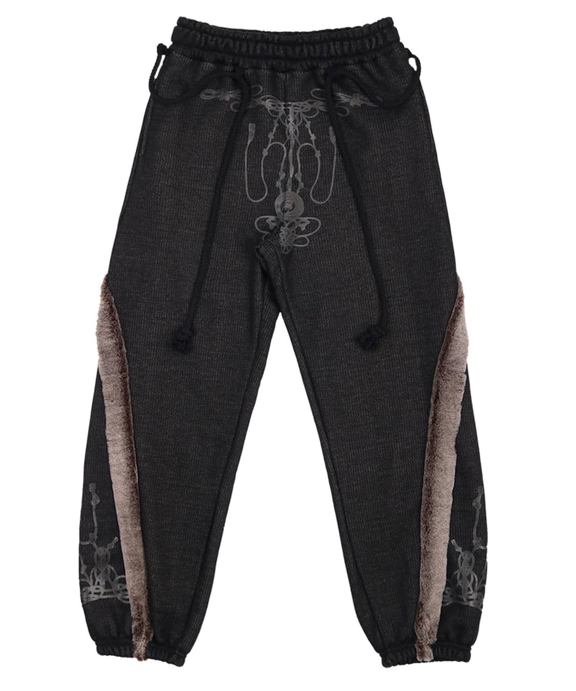 오호스 fur trim rope pants  상품이미지3