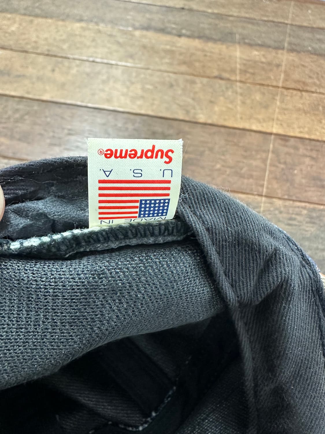 SUPREME 슈프림 15FW 레더바이저 데님 캠프캡 상품이미지5