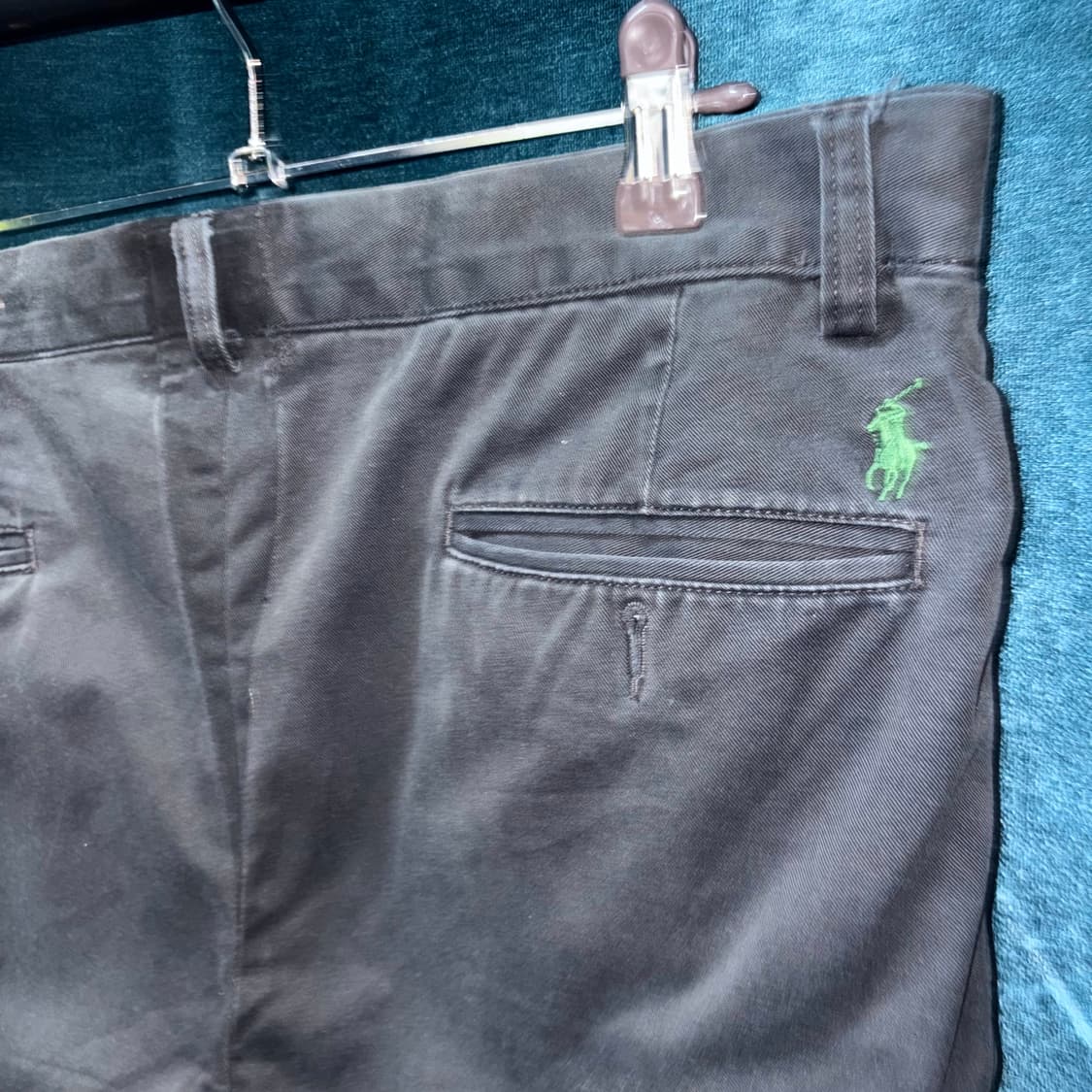 (34) 90s 폴로 랄프로렌 블랙 코튼 팬츠 상품이미지4