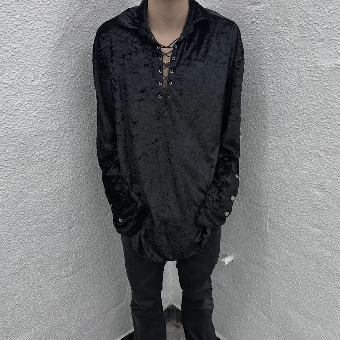 Gothic Velvet lace long sleeves 상품이미지5