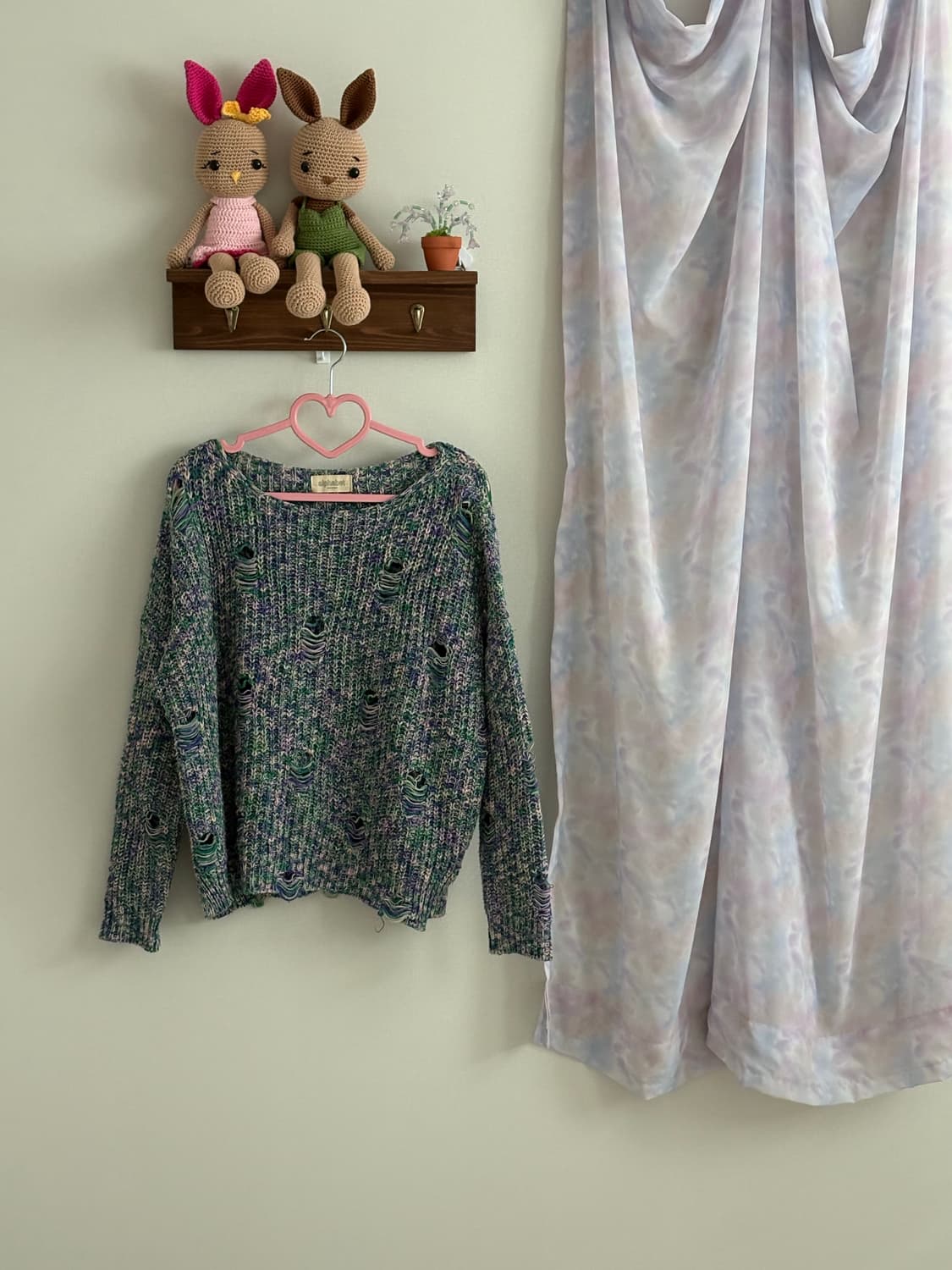 데미지 니트 상품이미지1