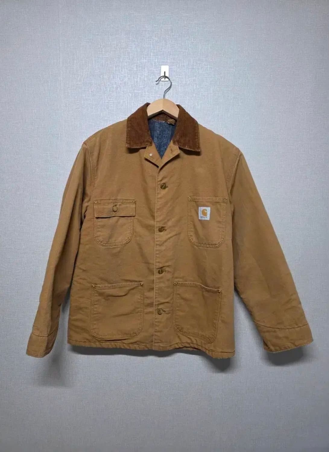 칼하트 브라운 덱 자켓 코듀로이 카라 사이즈 105 상품이미지1
