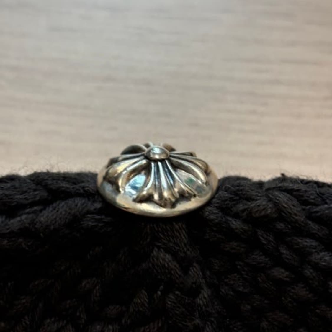 크롬하츠 레더 크로스패치 비니 정품 풀구성 상품이미지2