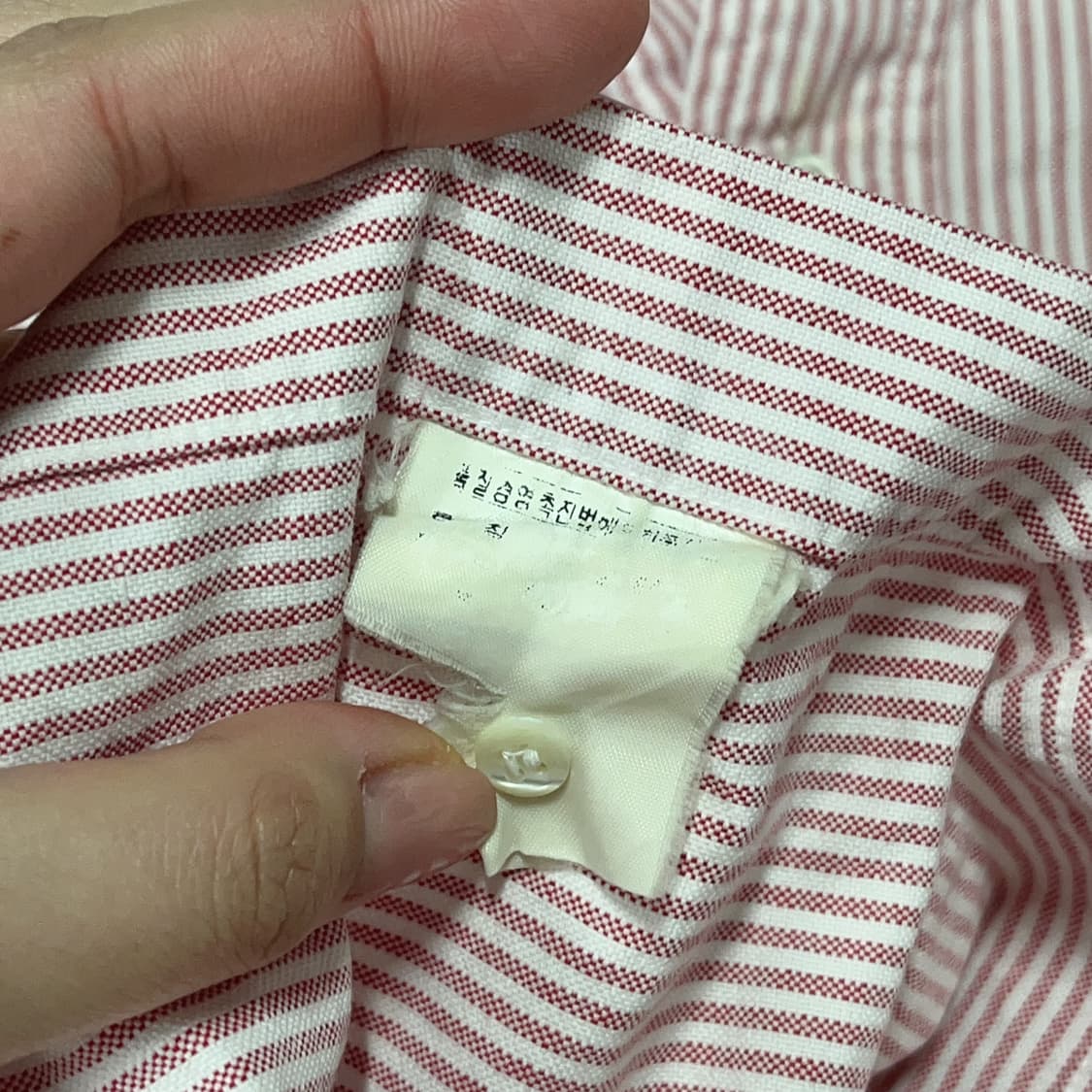 [정품] 폴로 핑크 / 멀티포니 스트라이프 오버핏 셔츠 [ 42-84 ] 상품이미지5