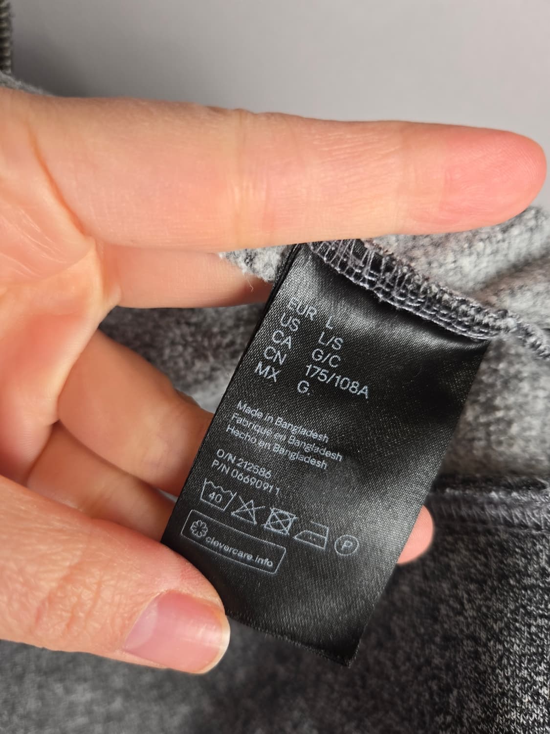 [무료배송]H&M 남성 L 기모 후드 집업 상품이미지9