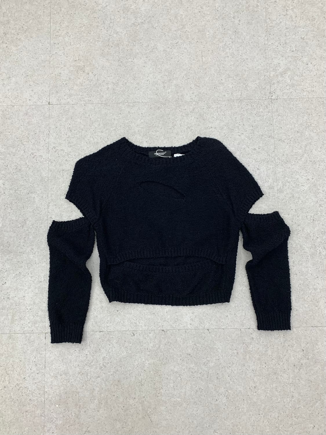 Undercover 언더커버 크롭 컷 니트 상품이미지1